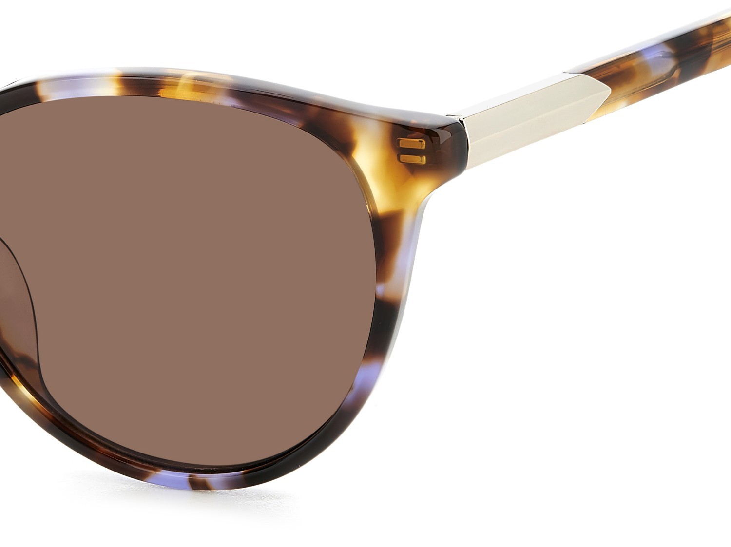 Sunglasses Fossil Fos 2154/S 207762 1JP 70 color violet blue havana shape round lenses brown