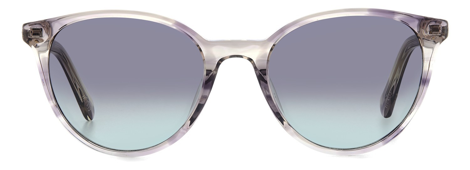 Sunglasses Fossil Fos 2154/S 207762 G3I IB color mauve shape round lenses grey green