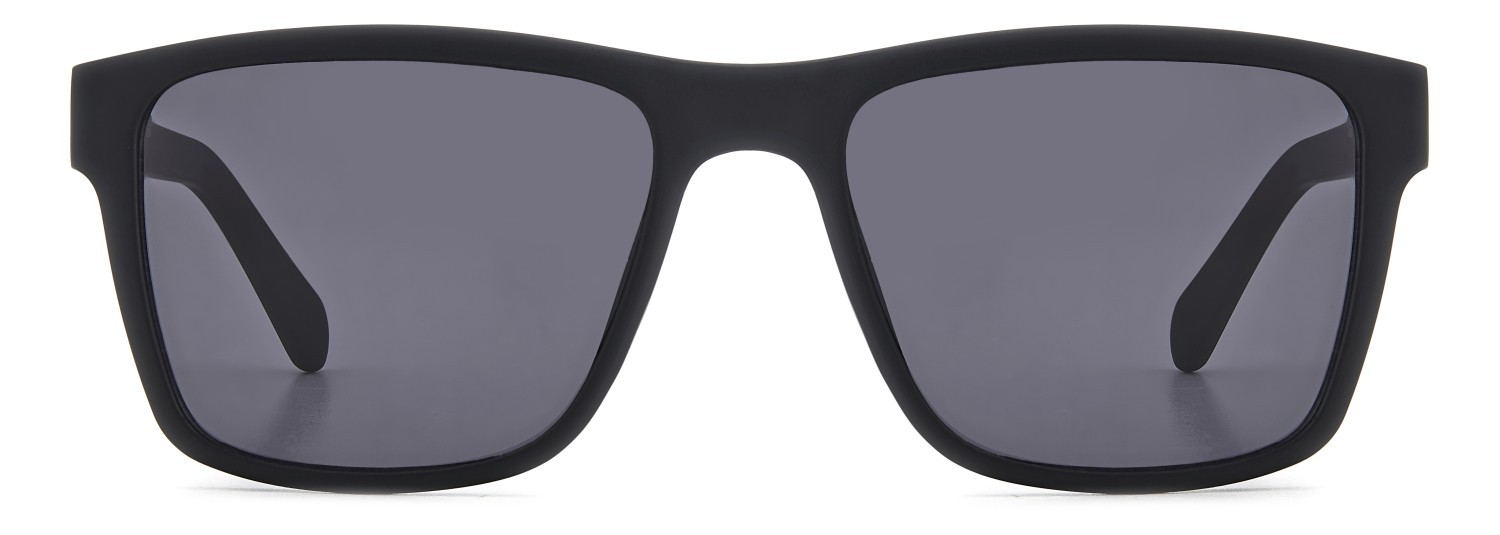 Sunglasses Fossil Fos 2155/G 207765 003 IR color matte black shape square lenses grey