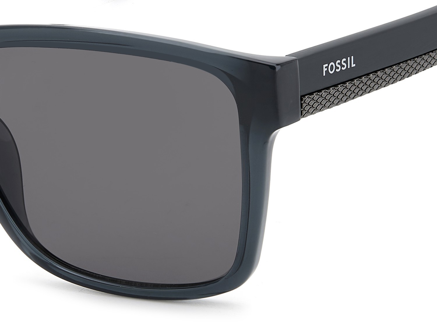 Sunglasses Fossil Fos 2155/G 207765 63M IR color crystal grey shape square lenses grey