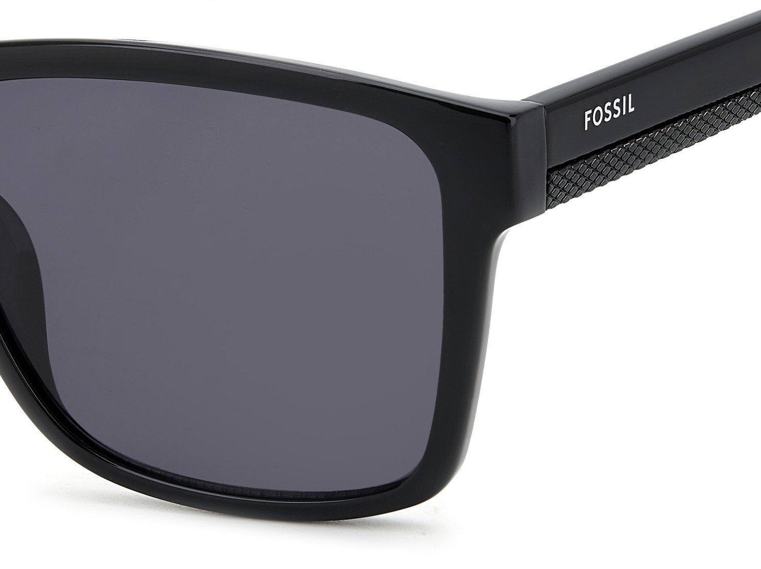 Sunglasses Fossil Fos 2155/G 207765 807 IR color black shape square lenses grey