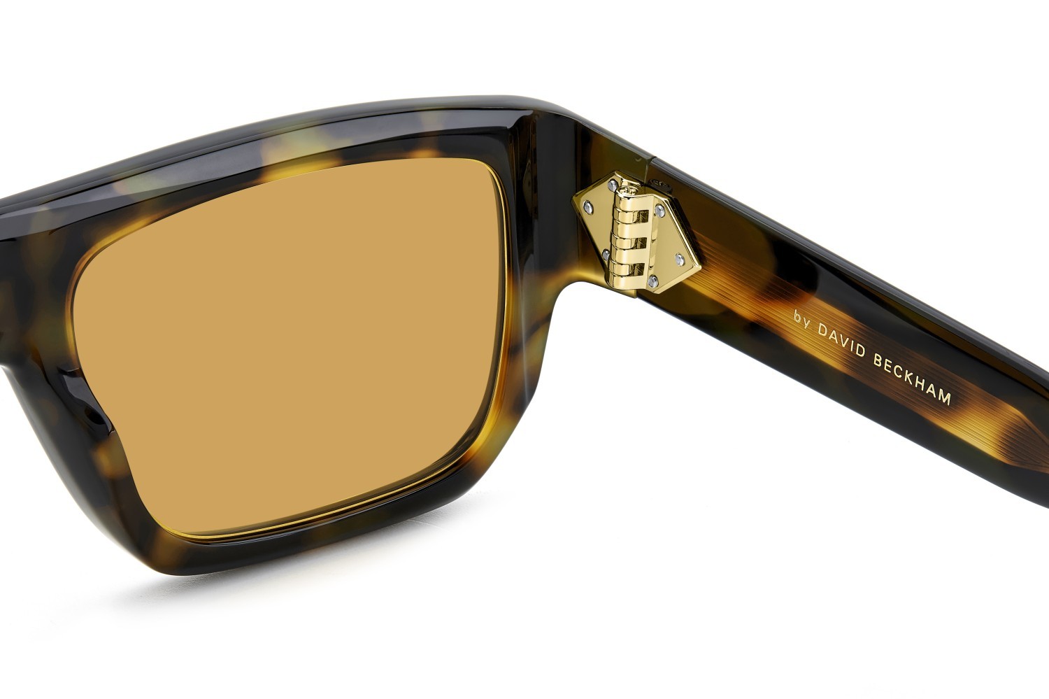 Sunglasses David Beckham Db 7132/S 207786 WR7 VS color black havana shape rectangle lenses orange hight contrast