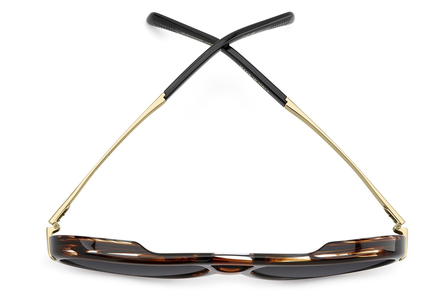Sunglasses David Beckham Db 99/VOYAGER 207787 HQZ 9O color brown horn gold shape aviator lenses dark grey shaded