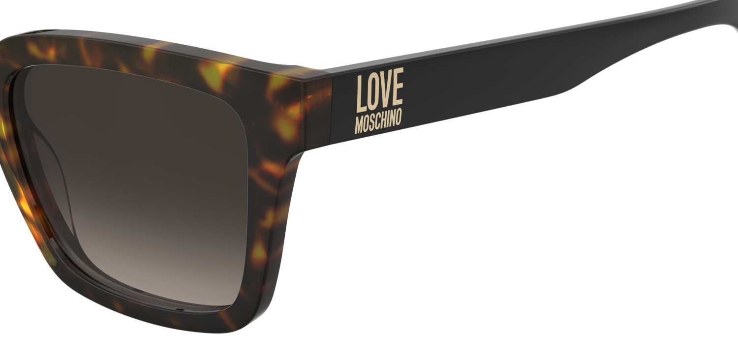 Sunglasses Moschino Love Mol091/S 207794 086 HA color havana shape square lenses brown shaded