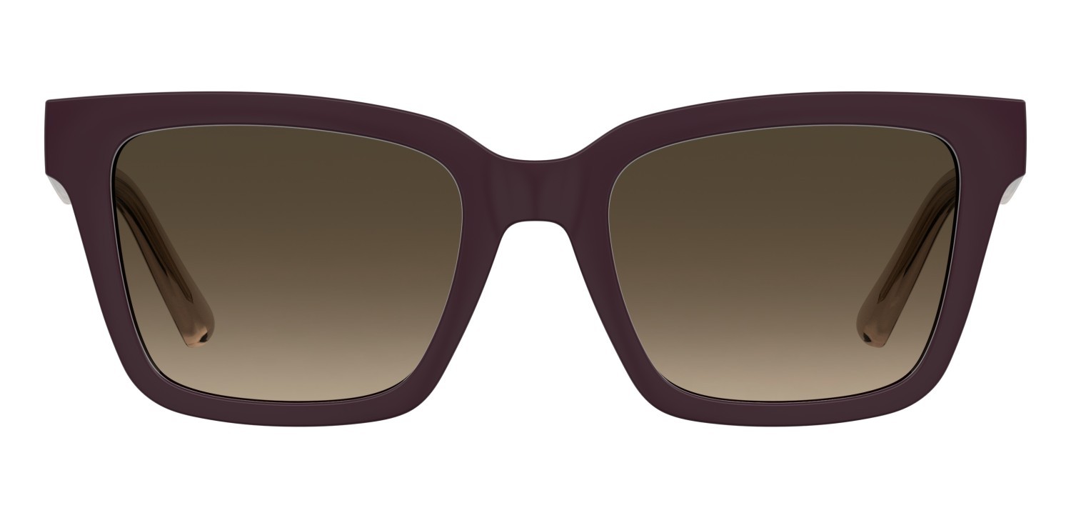 Sunglasses Moschino Love Mol091/S 207794 B3V HA color violet shape square lenses brown shaded