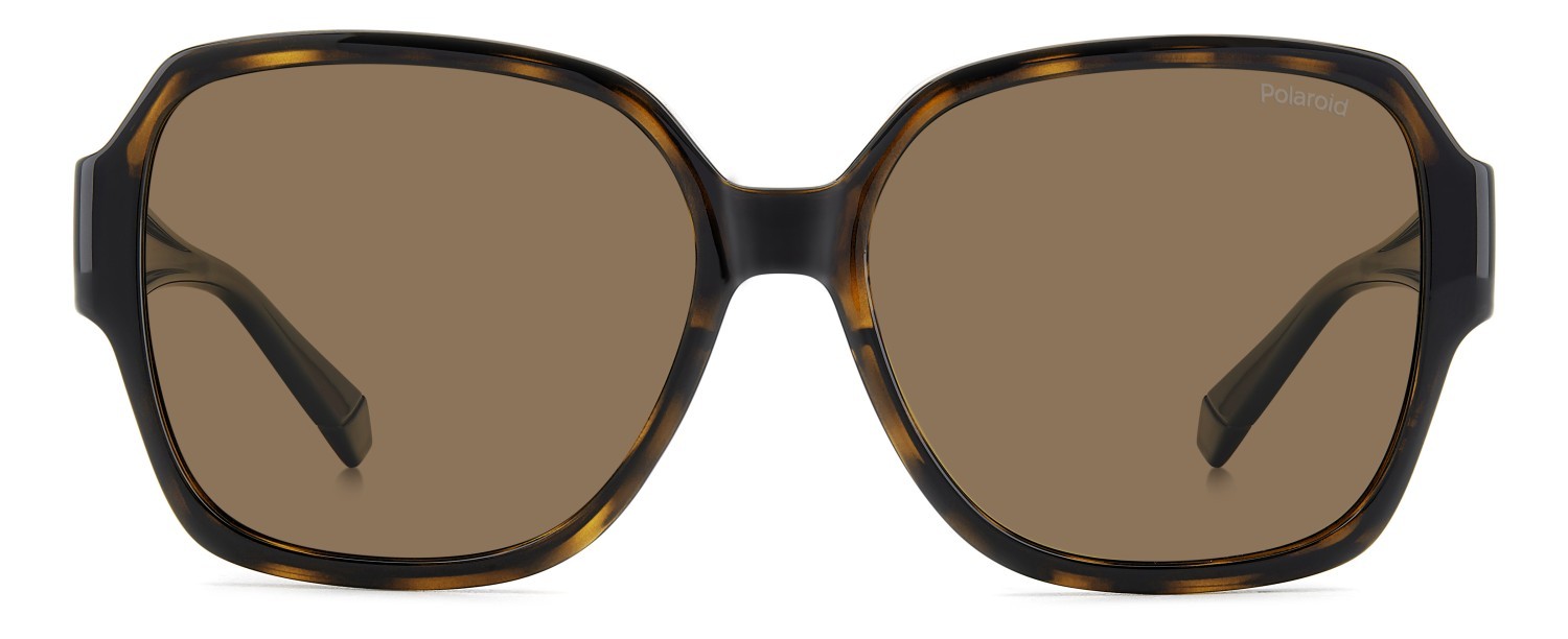 Sunglasses Polaroid Pld 9021/S 207817 086 SP color havana shape square lenses bronze polarized