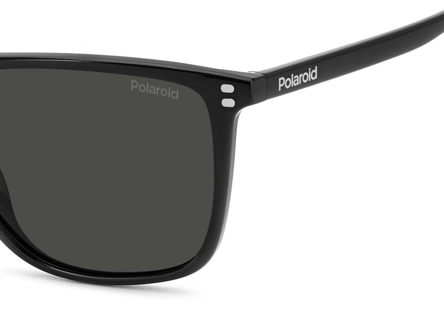 Sunglasses Polaroid Pld 6232/S 207831 807 M9 color black shape rectangle lenses grey polarized