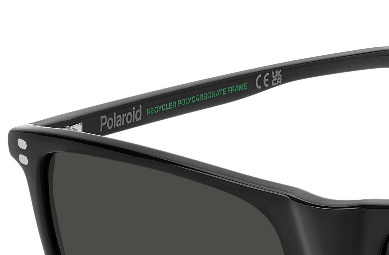Sunglasses Polaroid Pld 6232/S 207831 807 M9 color black shape rectangle lenses grey polarized