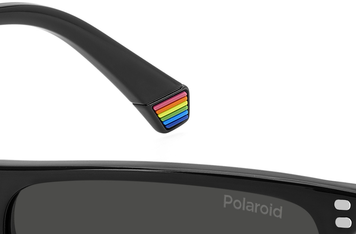 Sunglasses Polaroid Pld 6232/S 207831 807 M9 color black shape rectangle lenses grey polarized