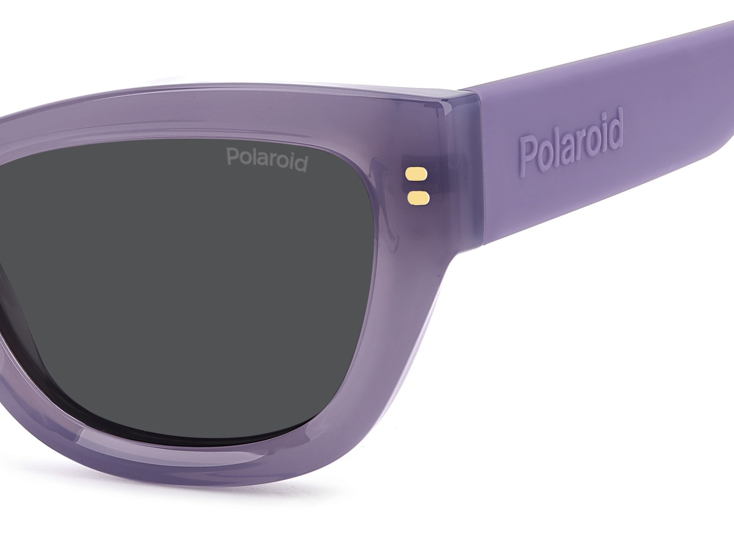 Sunglasses Polaroid Pld 6237/S 207839 789 M9 color lilac shape cat eye lenses grey polarized