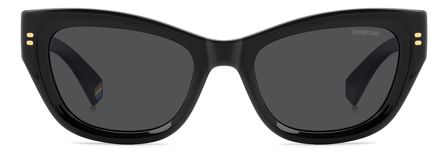 Sunglasses Polaroid Pld 6237/S 207839 807 M9 color black shape cat eye lenses grey polarized