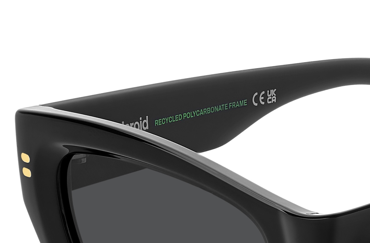 Sunglasses Polaroid Pld 6237/S 207839 807 M9 color black shape cat eye lenses grey polarized