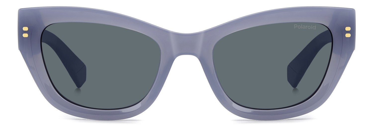 Sunglasses Polaroid Pld 6237/S 207839 MVU C3 color azure shape cat eye lenses blue polarized
