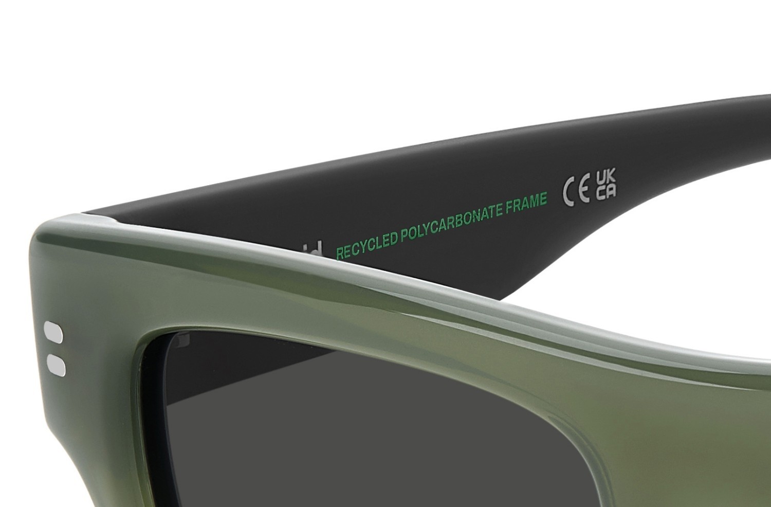 Sunglasses Polaroid Pld 6238/S 207840 1ED M9 color green shape rectangle lenses grey polarized