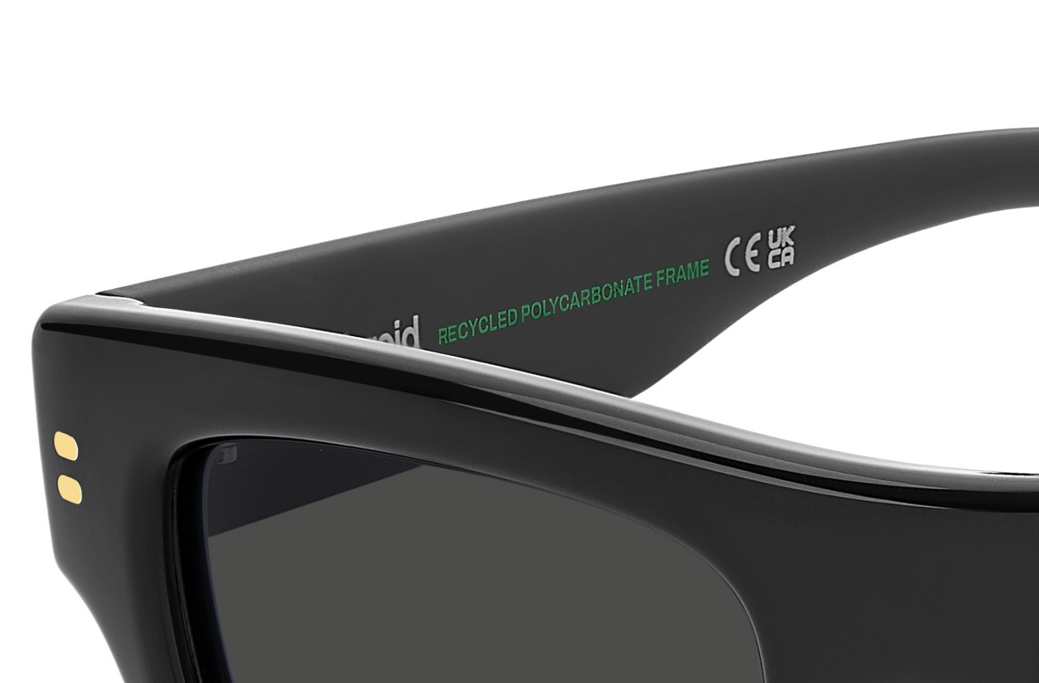 Sunglasses Polaroid Pld 6238/S 207840 807 M9 color black shape rectangle lenses grey polarized