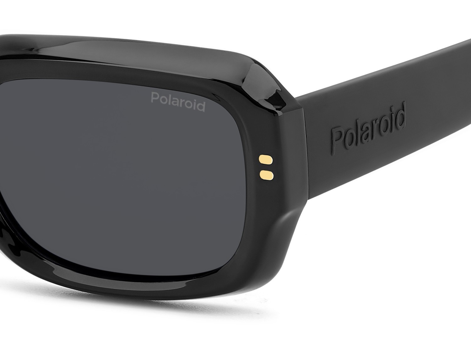 Sunglasses Polaroid Pld 6239/S 207841 807 M9 color black shape rectangle lenses grey polarized