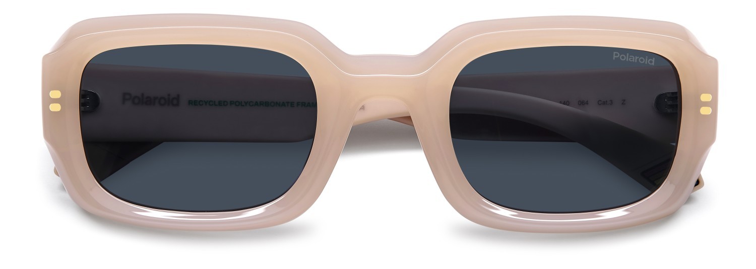 Sunglasses Polaroid Pld 6239/S 207841 FWM C3 color nude shape rectangle lenses blue polarized