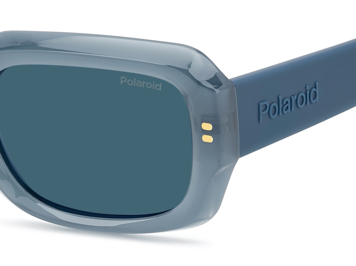 Sunglasses Polaroid Pld 6239/S 207841 MVU C3 color azure shape rectangle lenses blue polarized
