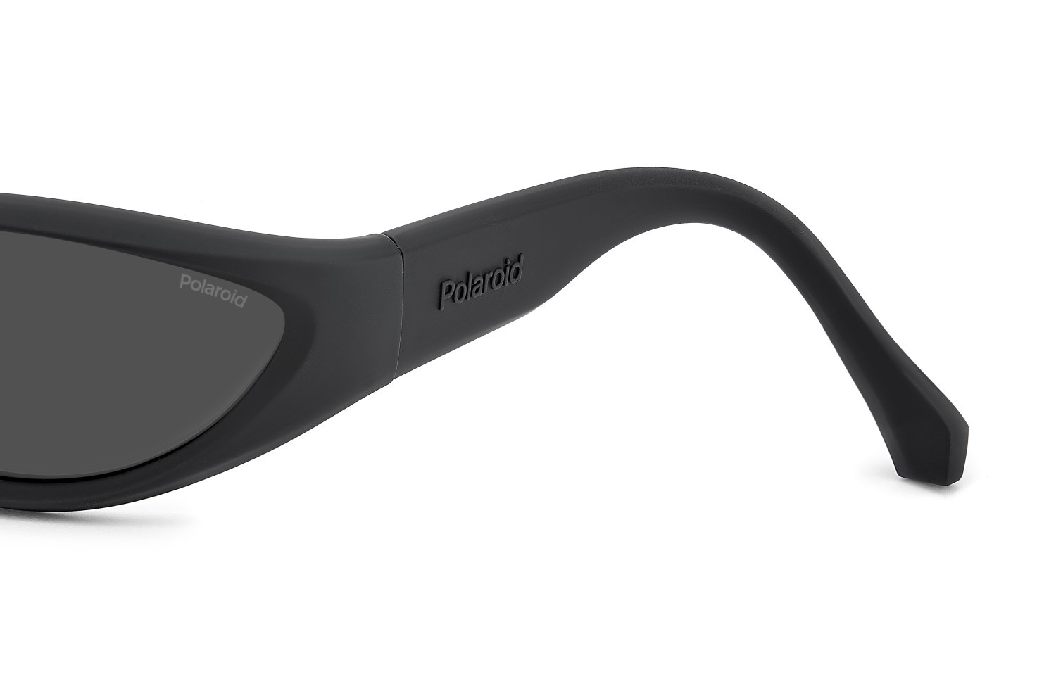 Sunglasses Polaroid Pld 2165/S 207842 003 M9 color matte black shape rectangle lenses grey polarized