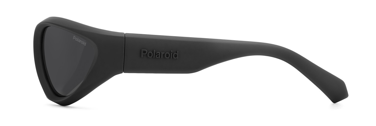 Sunglasses Polaroid Pld 2165/S 207842 003 M9 color matte black shape rectangle lenses grey polarized
