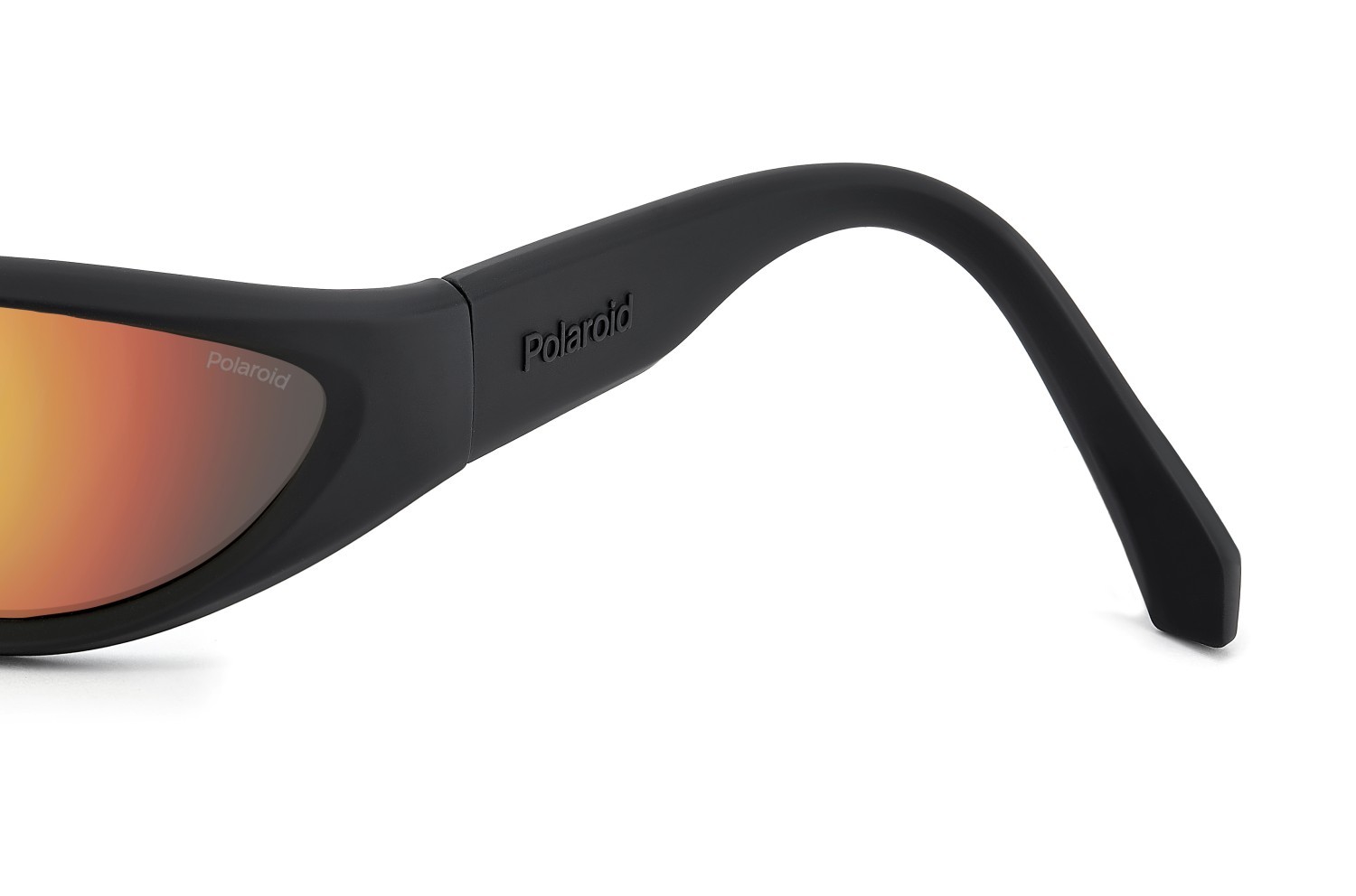 Sunglasses Polaroid Pld 2165/S 207842 BLX OZ color matte black red shape rectangle lenses red multilayer polarized