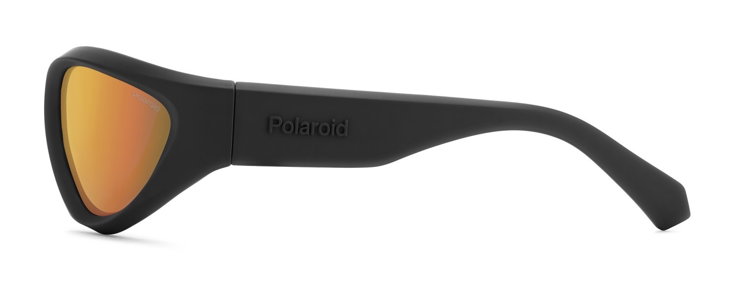 Sunglasses Polaroid Pld 2165/S 207842 BLX OZ color matte black red shape rectangle lenses red multilayer polarized