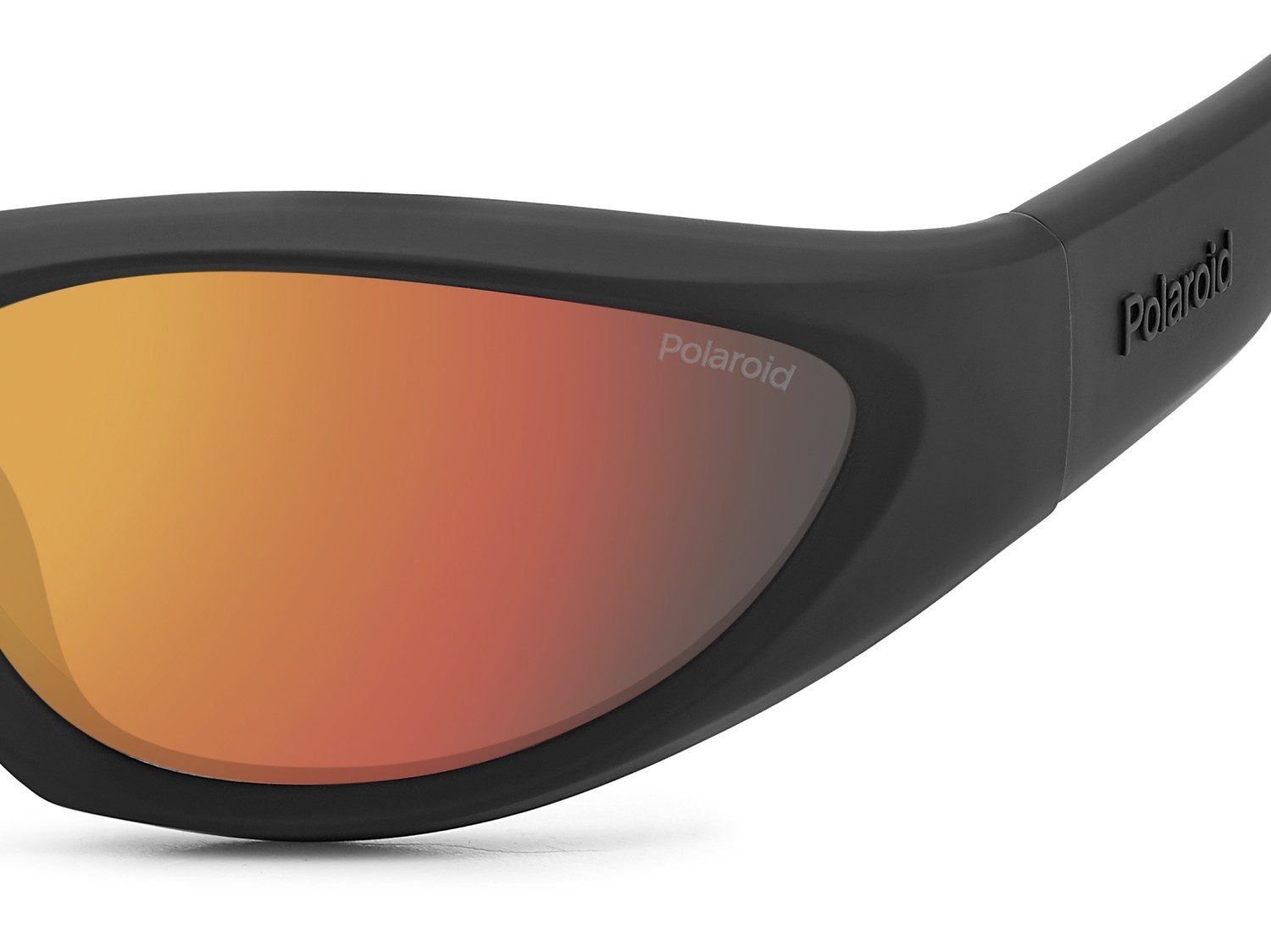 Sunglasses Polaroid Pld 2165/S 207842 BLX OZ color matte black red shape rectangle lenses red multilayer polarized