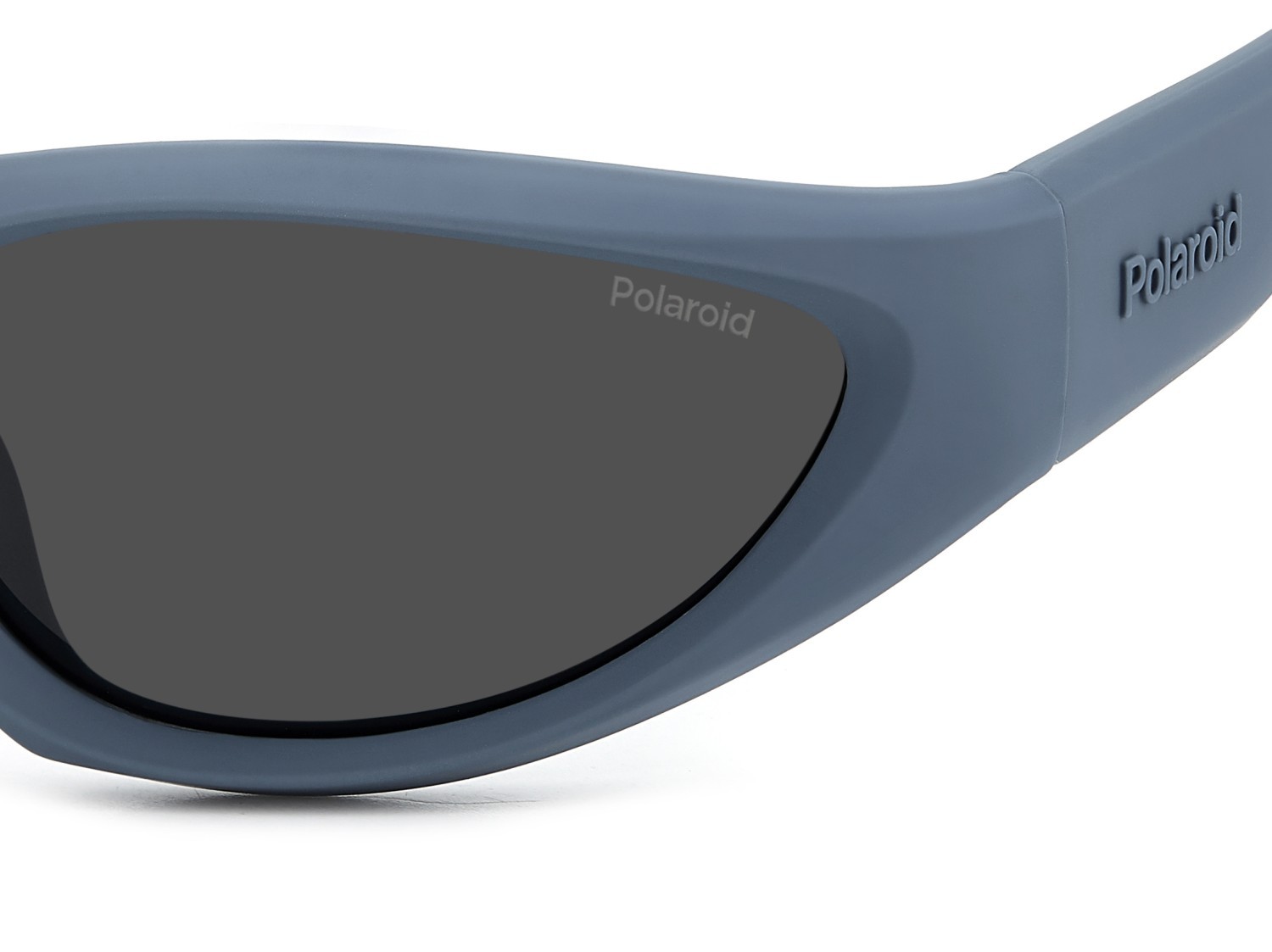Sunglasses Polaroid Pld 2165/S 207842 FLL M9 color matte blue shape rectangle lenses grey polarized