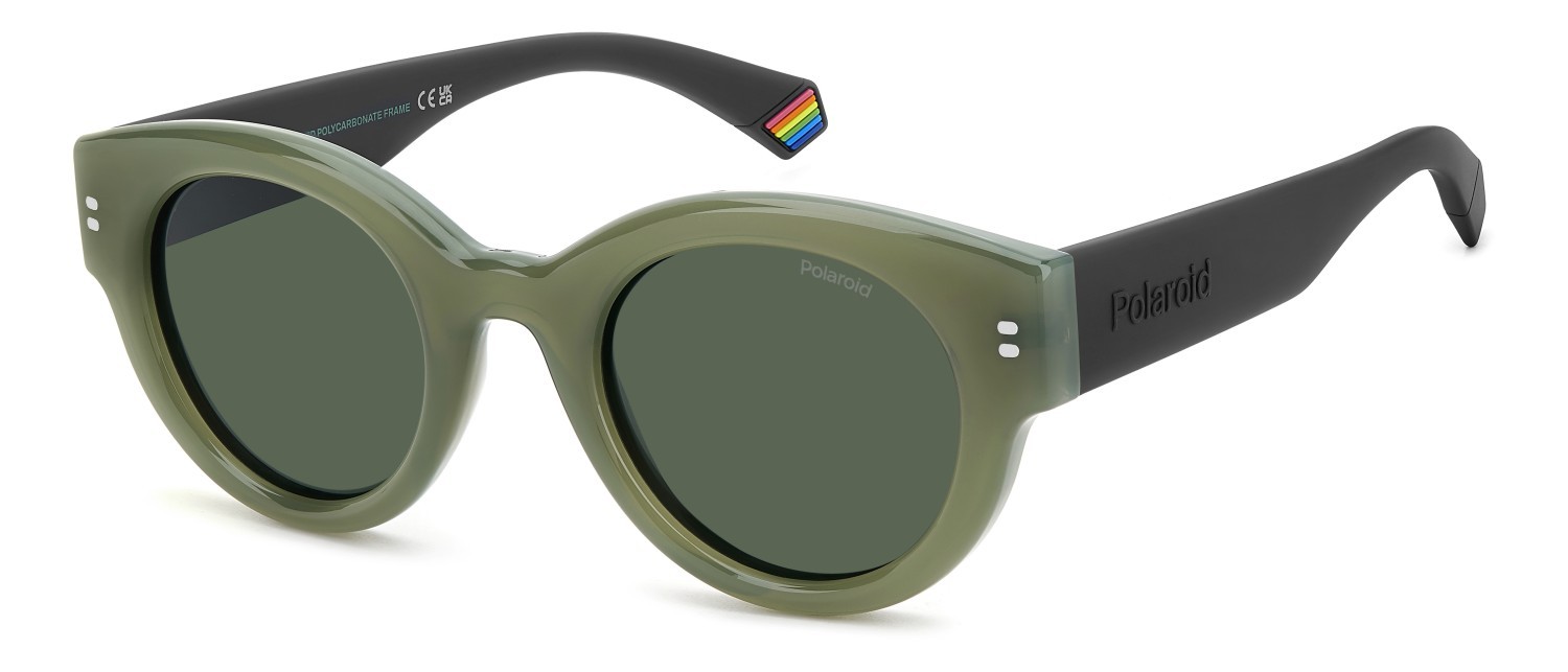 Sunglasses Polaroid Pld 6240/S 207843 1ED UC color green shape cat eye lenses green polarized