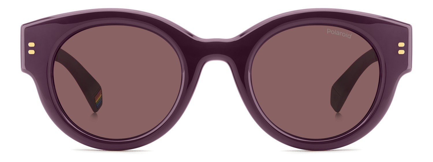 Sunglasses Polaroid Pld 6240/S 207843 8CQ KL color cherry shape cat eye lenses violet polarized