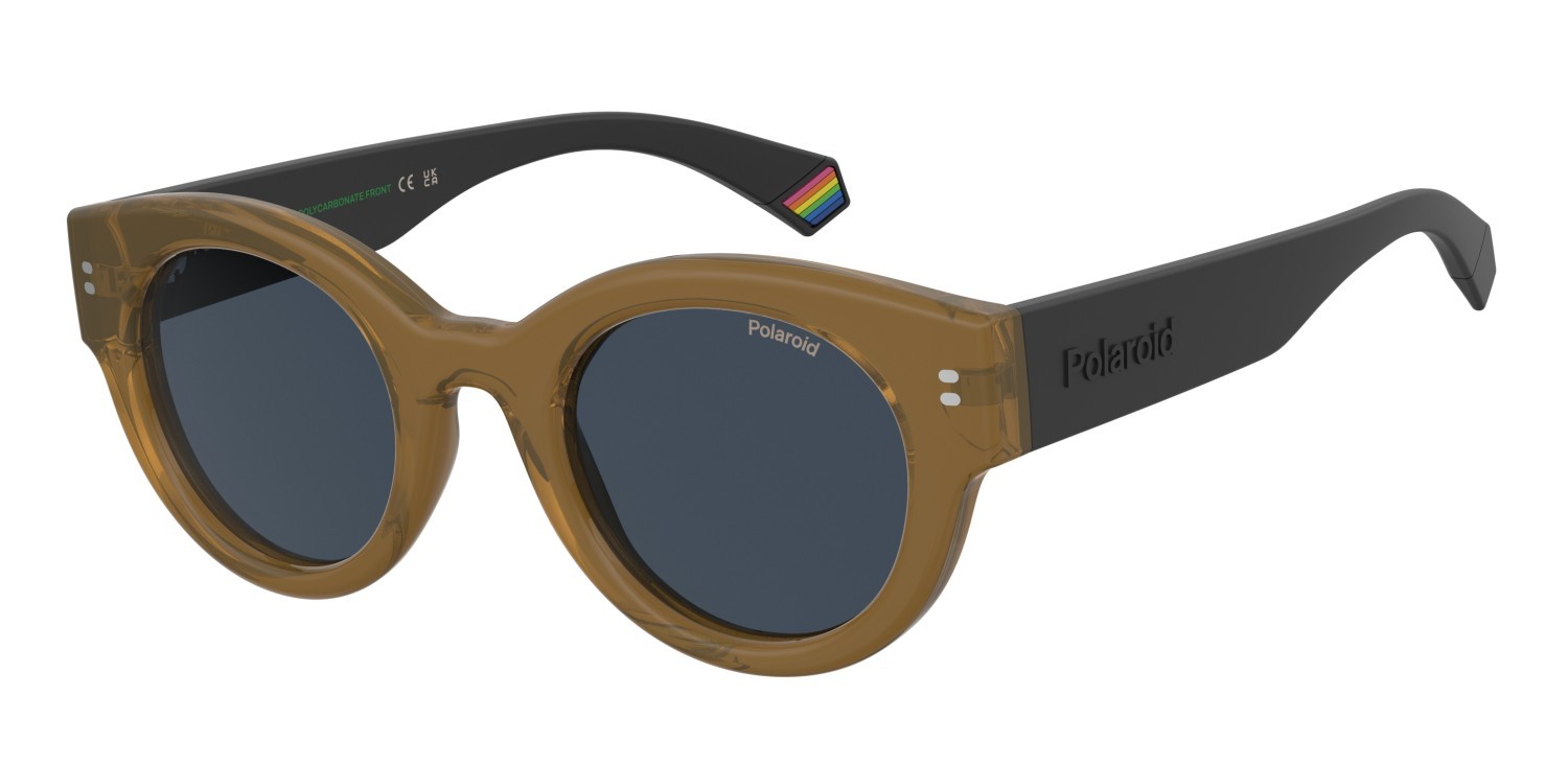 Sonnenbrillen Polaroid Pld 6240/S 207843 FMP C3 farbe ochre form cat-eye gläser blue polarized