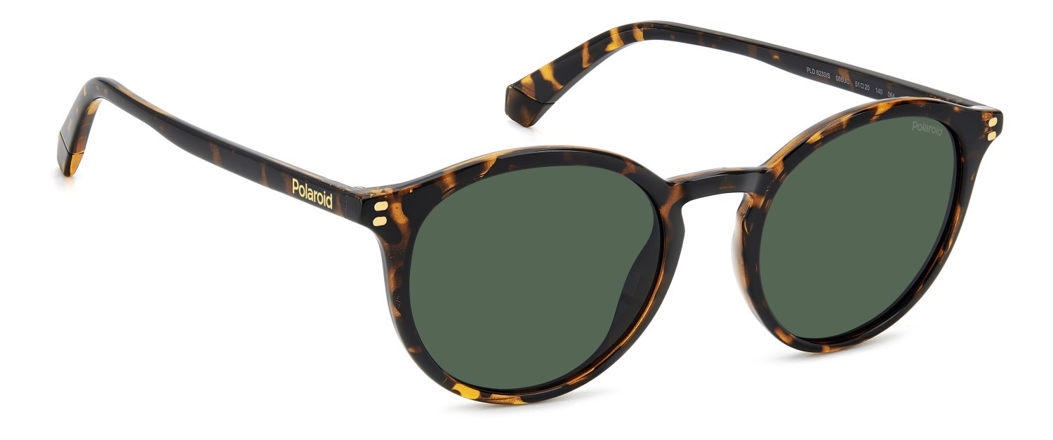 Sunglasses Polaroid Pld 6233/S 207844 086 UC color havana shape pantos lenses green polarized