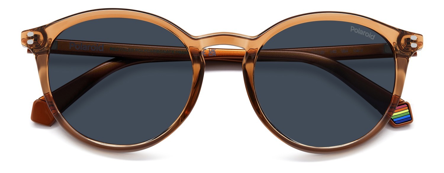 Sunglasses Polaroid Pld 6233/S 207844 L7Q C3 color orange shape pantos lenses blue polarized