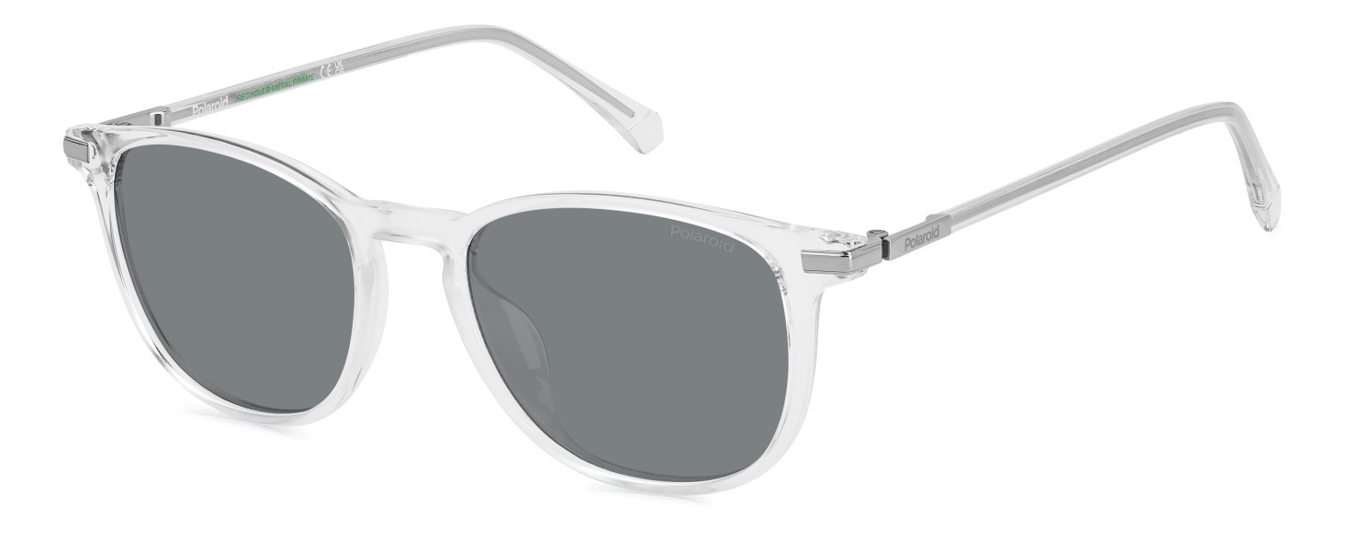 Sunglasses Polaroid Pld 4187/G 207846 900 M9 color crystal shape rectangle lenses grey polarized
