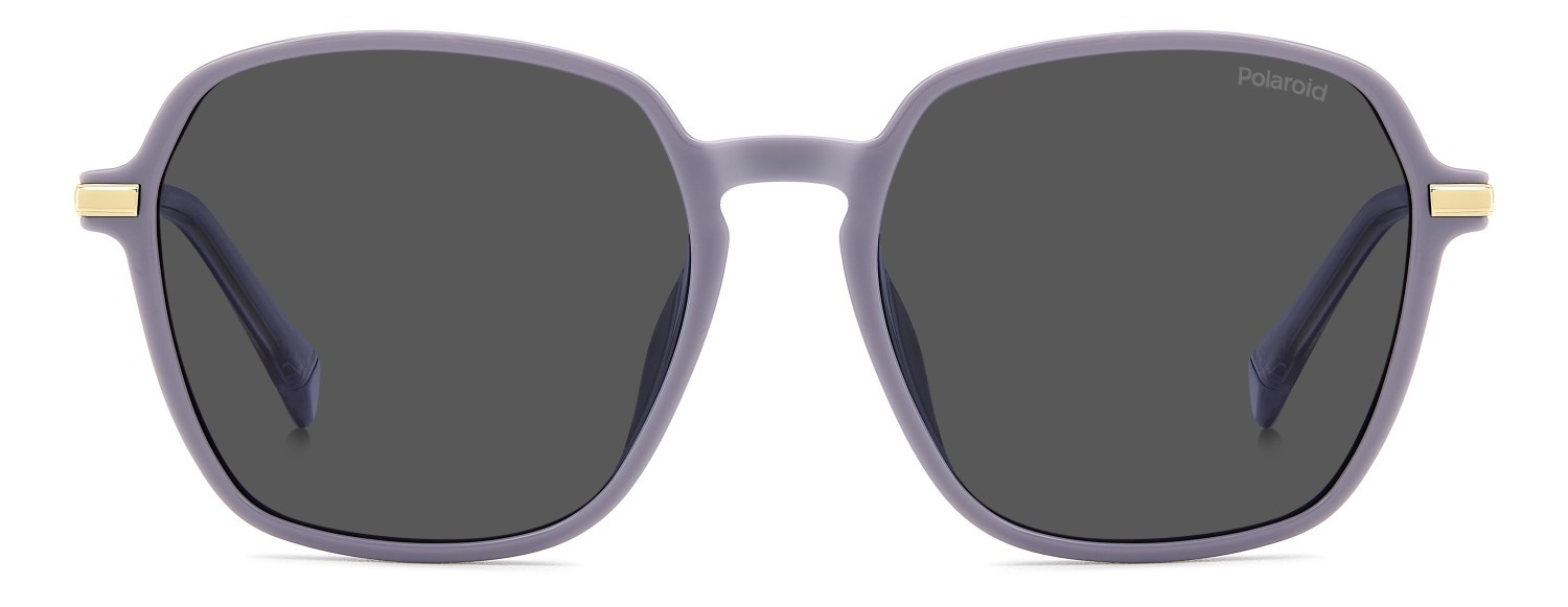 Sunglasses Polaroid Pld 4188/G 207847 789 M9 color lilac shape square lenses grey polarized
