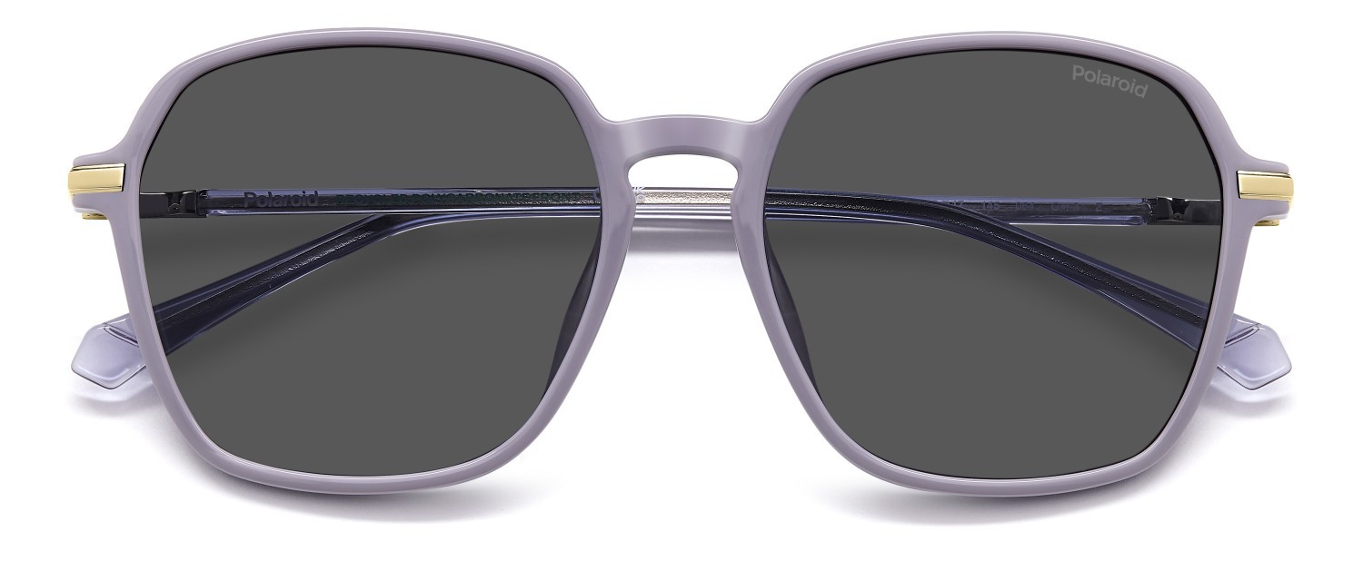 Sunglasses Polaroid Pld 4188/G 207847 789 M9 color lilac shape square lenses grey polarized