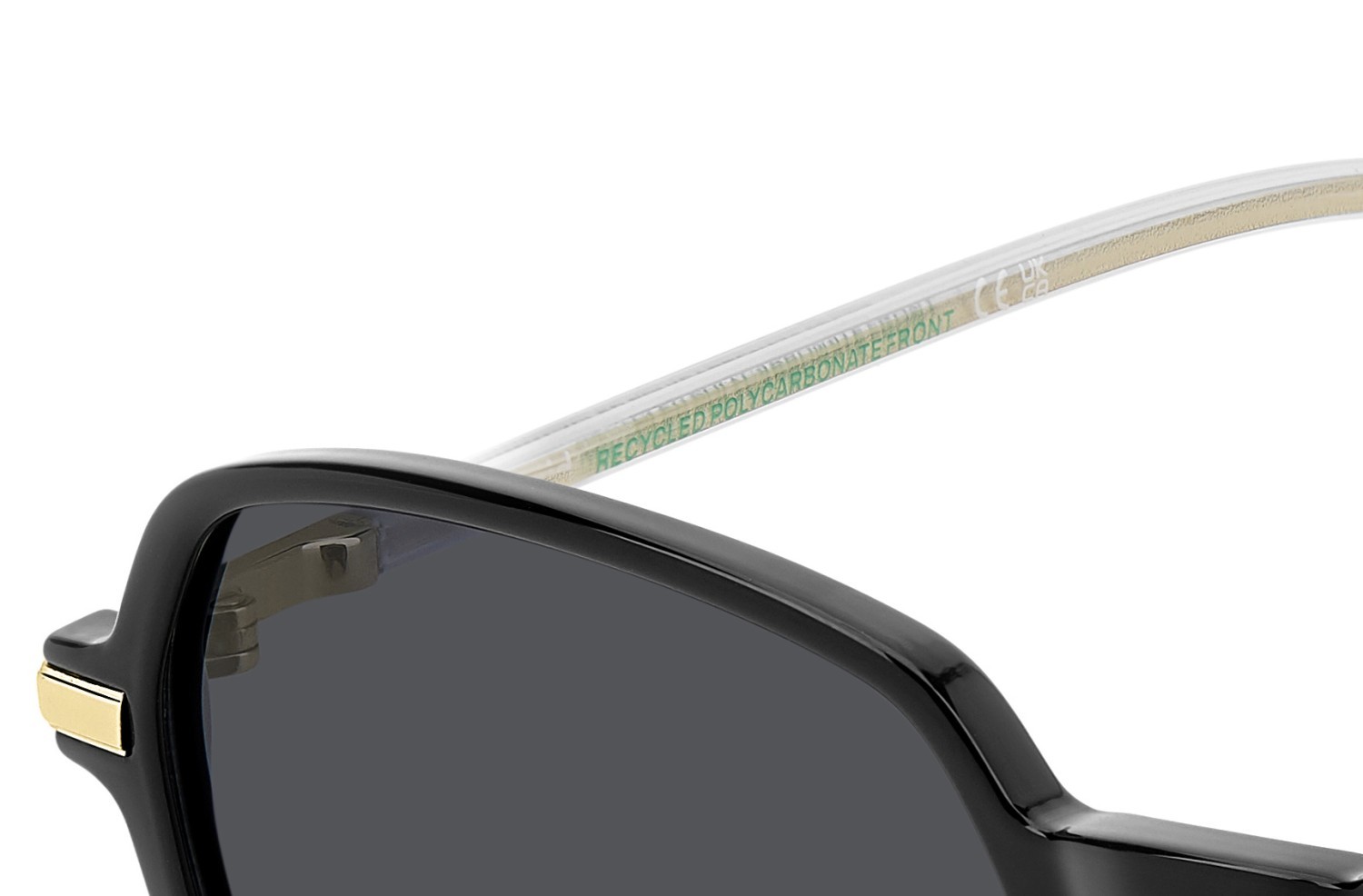 Sunglasses Polaroid Pld 4188/G 207847 807 M9 color black shape square lenses grey polarized