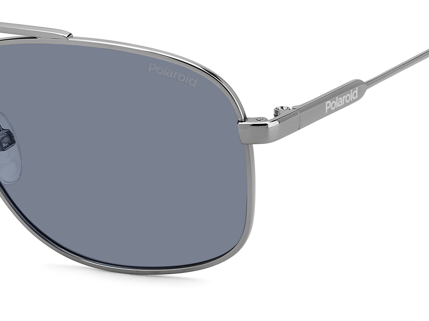 Sunglasses Polaroid Pld 6235/S 207848 V84 C3 color ruthenium blue shape rectangle lenses blue polarized