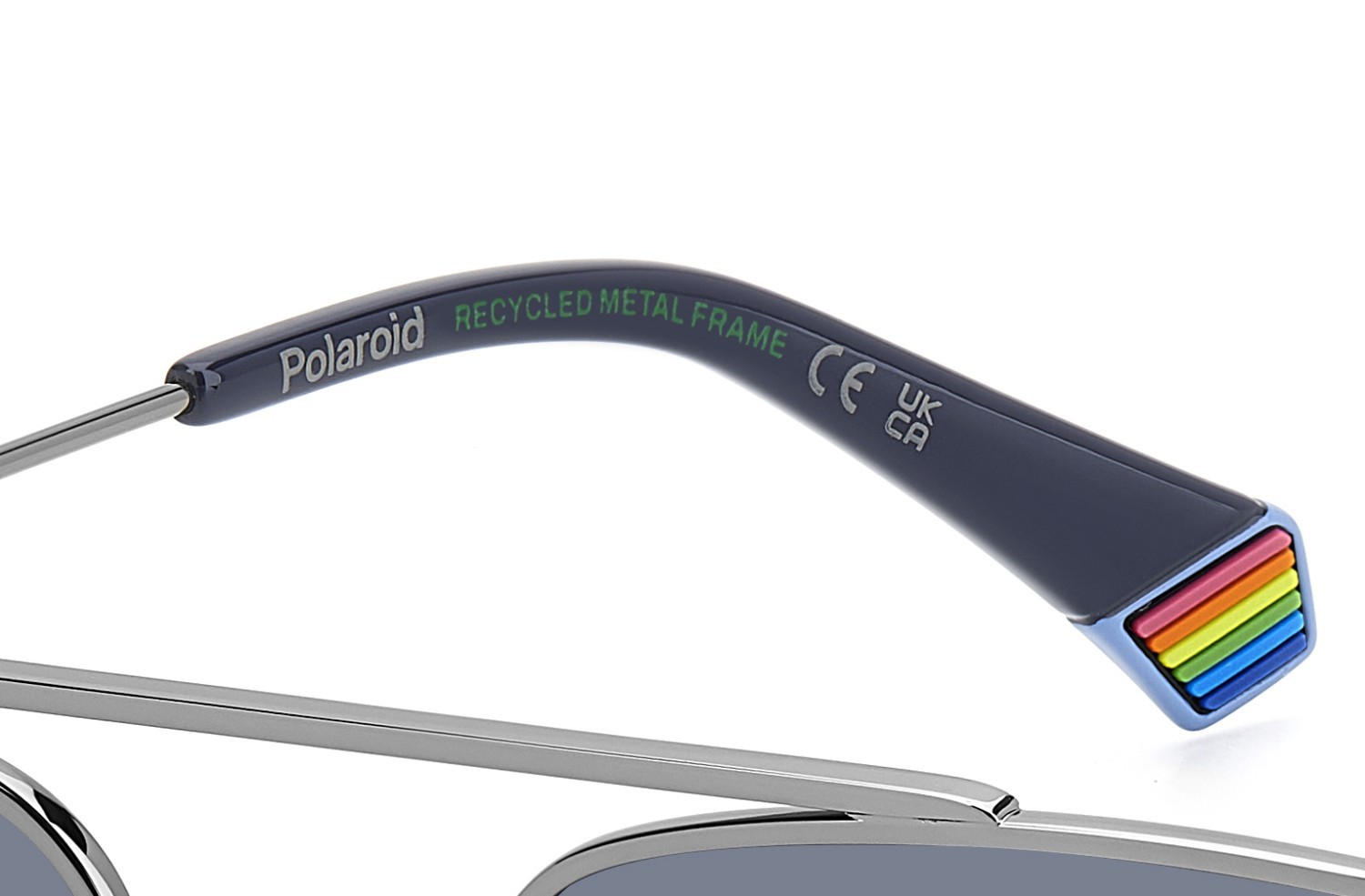 Sunglasses Polaroid Pld 6235/S 207848 V84 C3 color ruthenium blue shape rectangle lenses blue polarized