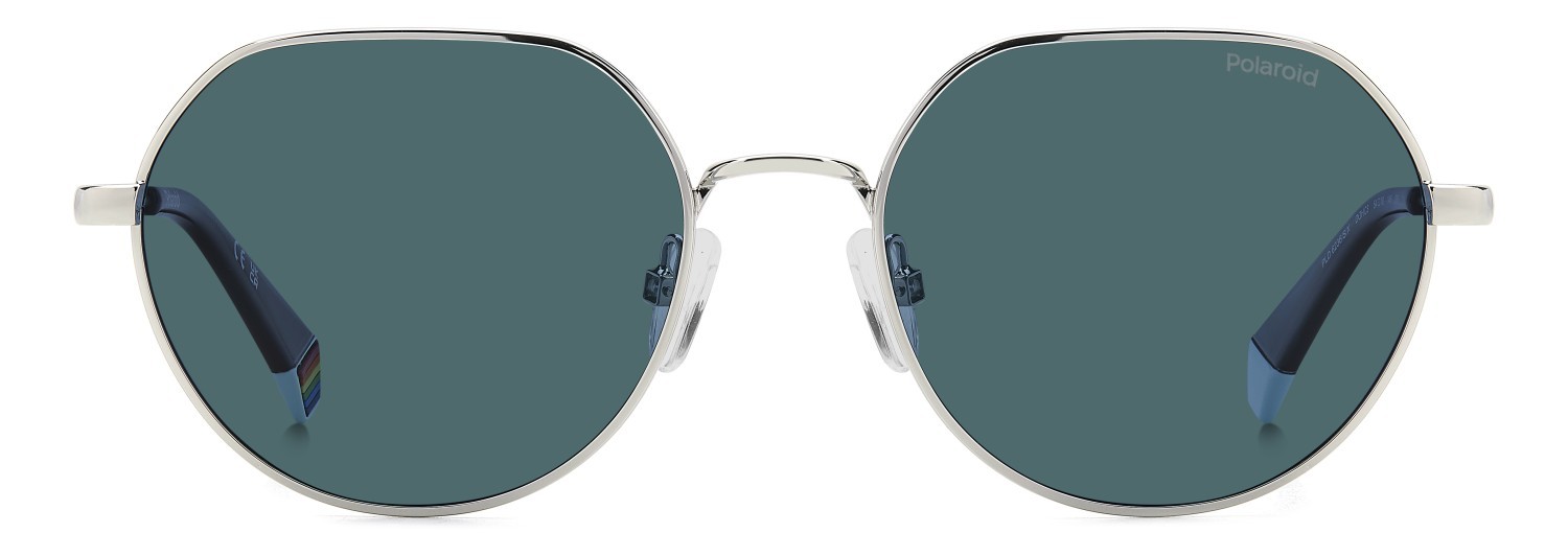 Sunglasses Polaroid Pld 6236/S 207849 DOH C3 color palladium blue shape round lenses blue polarized