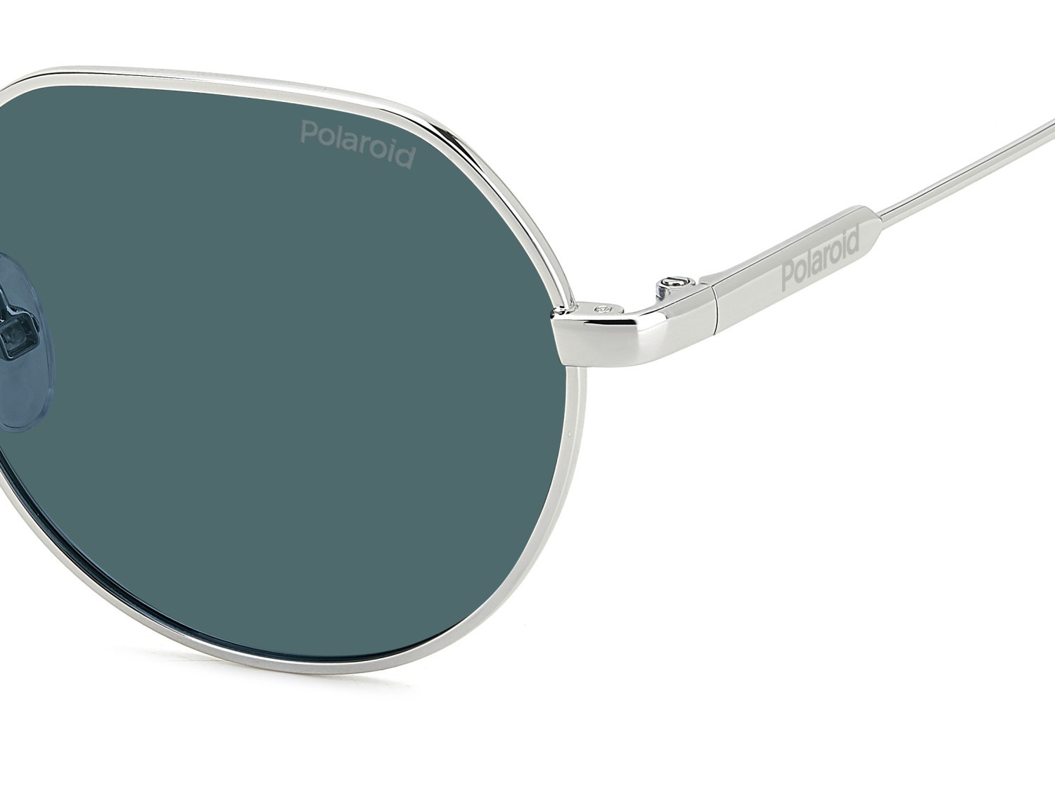 Sunglasses Polaroid Pld 6236/S 207849 DOH C3 color palladium blue shape round lenses blue polarized