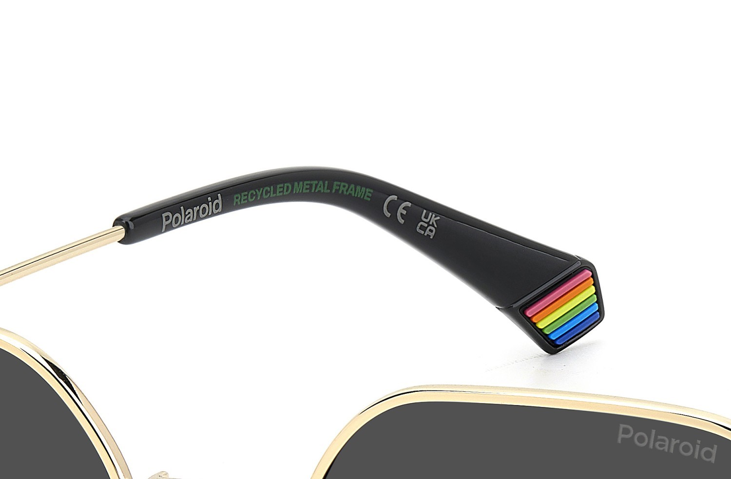 Sunglasses Polaroid Pld 6236/S 207849 RHL M9 color gold black_ shape round lenses grey polarized
