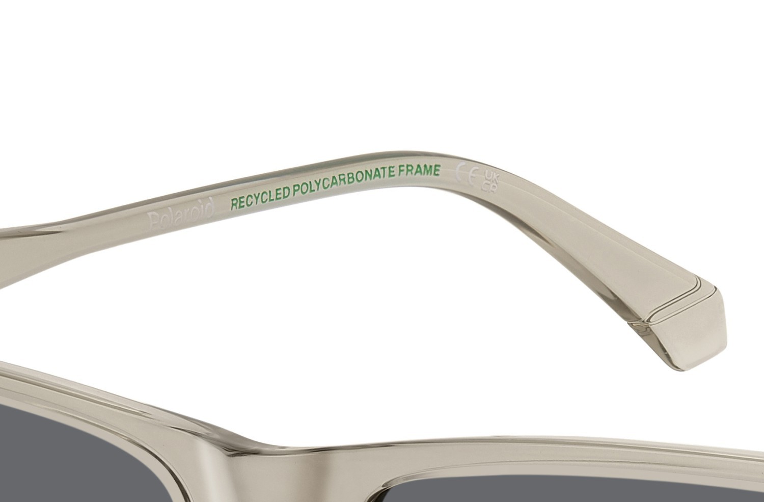 Occhiali da sole Polaroid Pld 4180/S 207850 10A M9 colore beige forma rettangolare lenti grey polarized