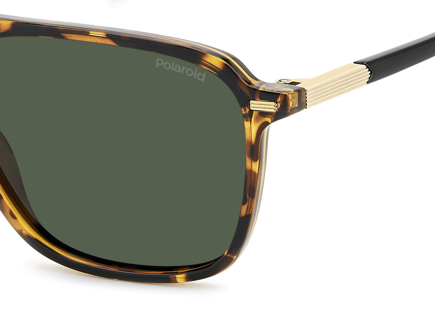 Sunglasses Polaroid Pld 4182/S 207852 086 UC color havana shape rectangle lenses green polarized