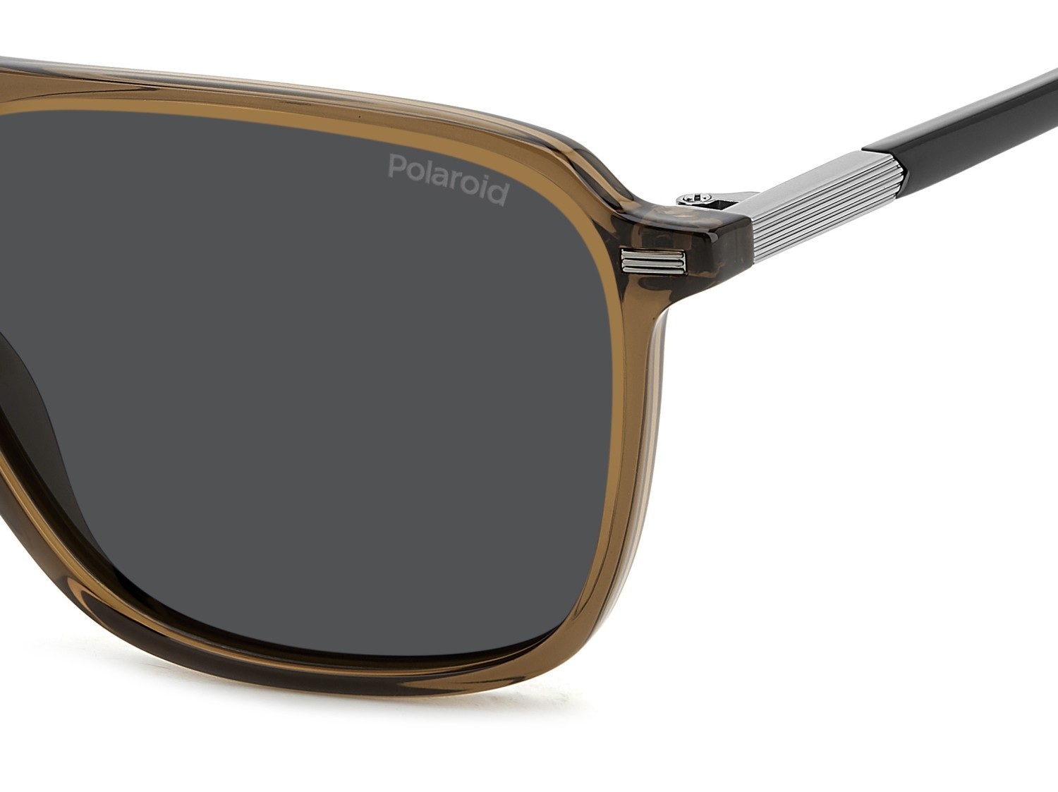 Sunglasses Polaroid Pld 4182/S 207852 09Q M9 color brown shape rectangle lenses grey polarized