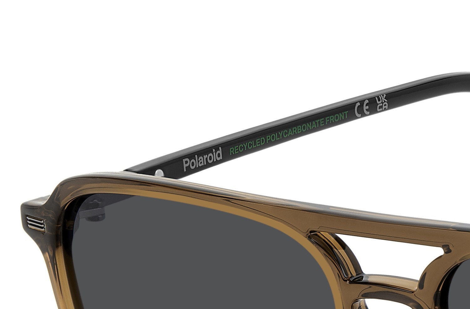 Sunglasses Polaroid Pld 4182/S 207852 09Q M9 color brown shape rectangle lenses grey polarized