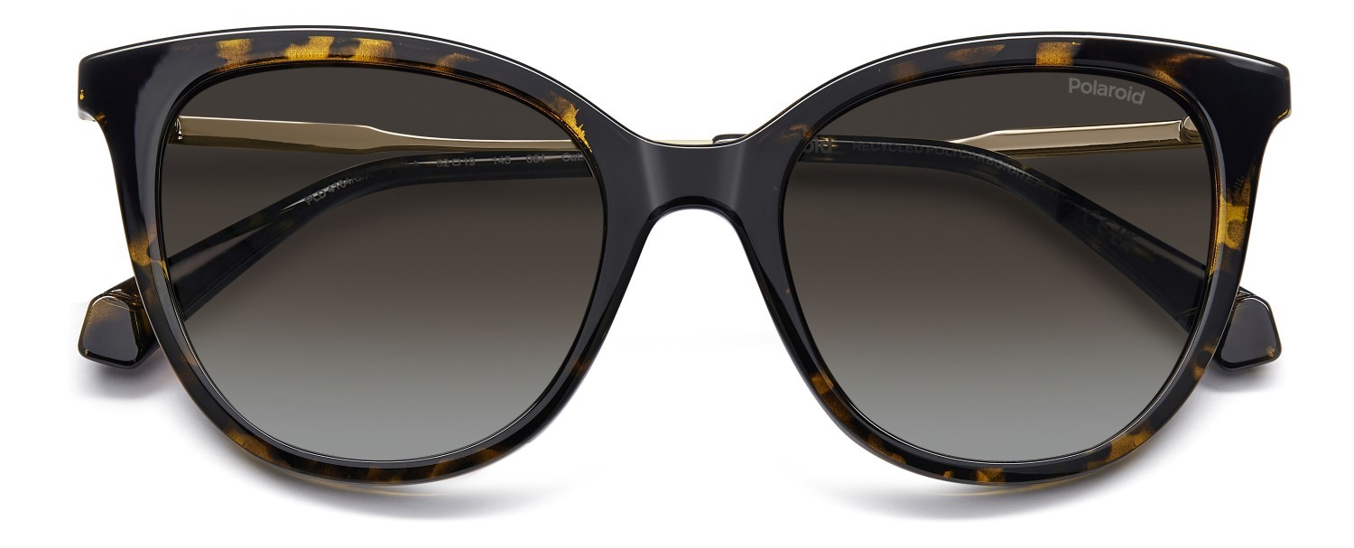 Sunglasses Polaroid Pld 4184/S 207853 086 LA color havana shape rectangle lenses brown shaded polarized