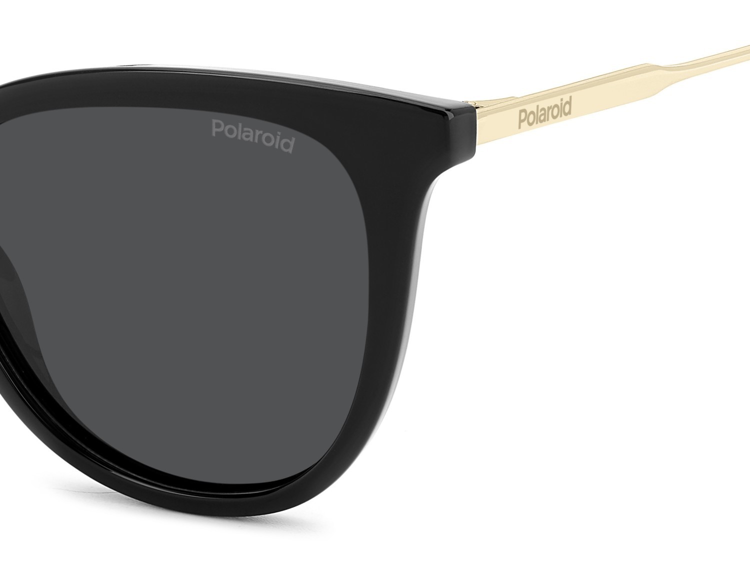 Sunglasses Polaroid Pld 4184/S 207853 807 M9 color black shape rectangle lenses grey polarized