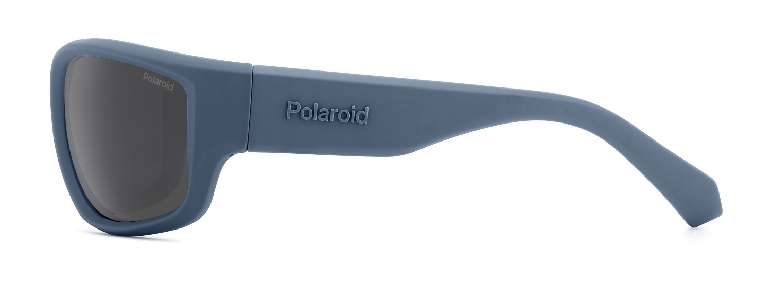 Occhiali da sole Polaroid Pld 2166/S 207858 FLL M9 colore matte blue forma rettangolare lenti grey polarized