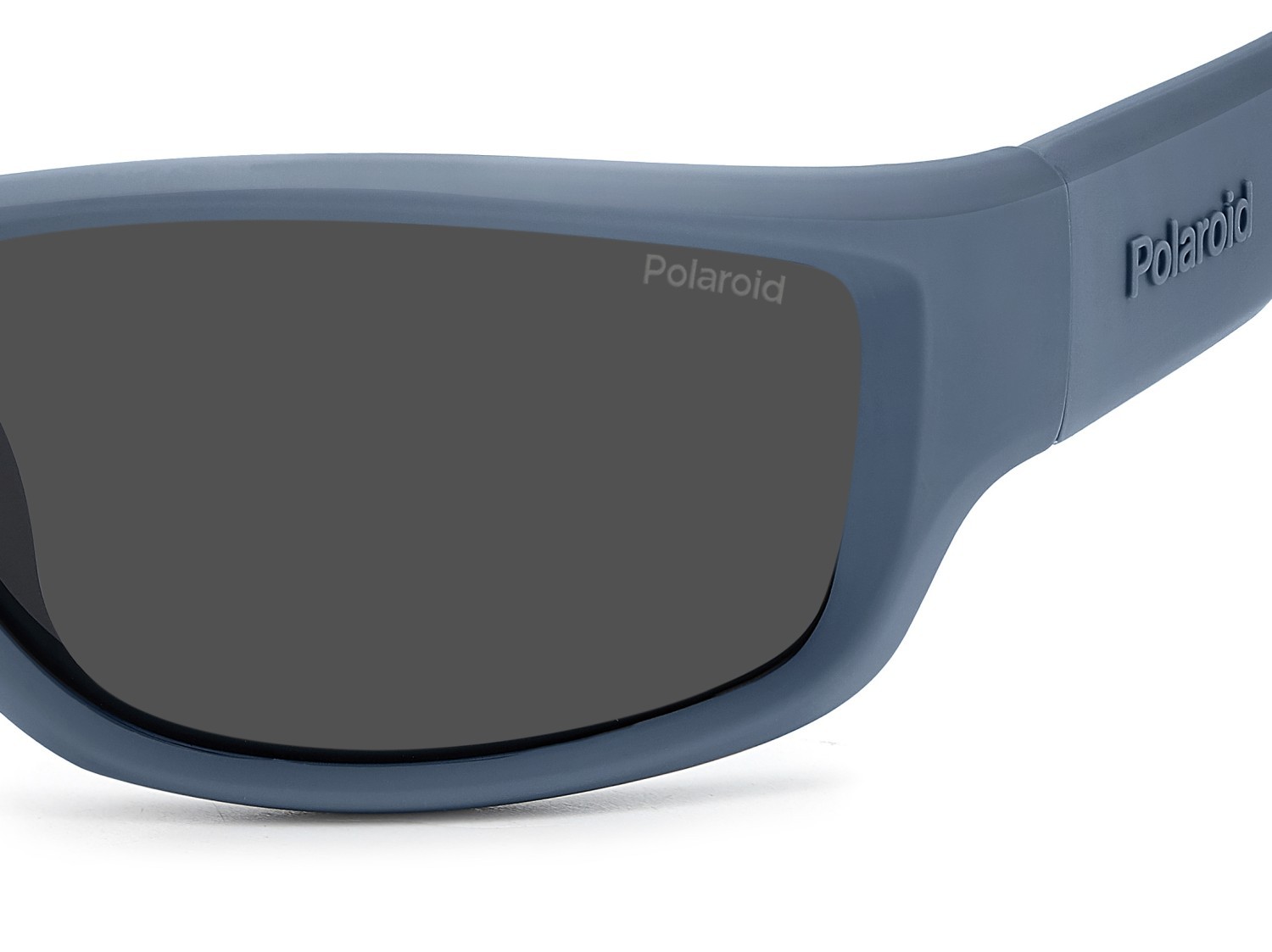 Occhiali da sole Polaroid Pld 2166/S 207858 FLL M9 colore matte blue forma rettangolare lenti grey polarized